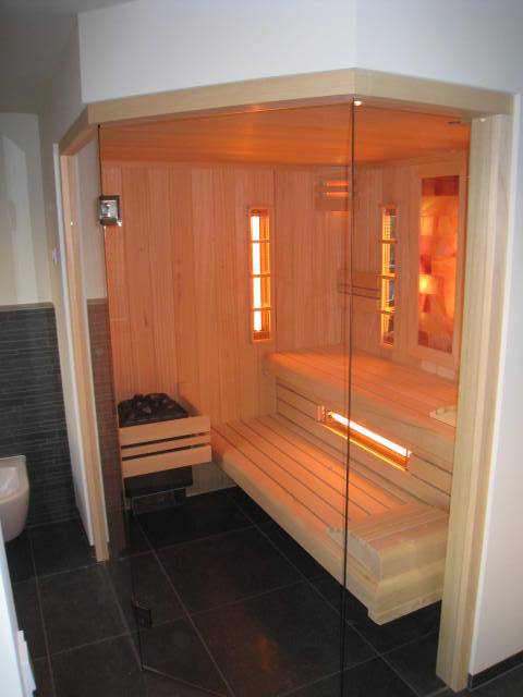 Inbouw sauna